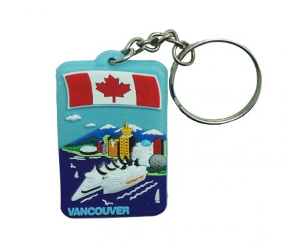 廣告活動贈品硅膠鑰匙扣掛飾