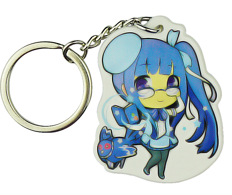 廣告軟膠鑰匙掛飾